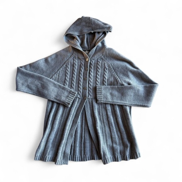 So Wear It Declare It Gray Hooded Sweater - Picture 1 of 6